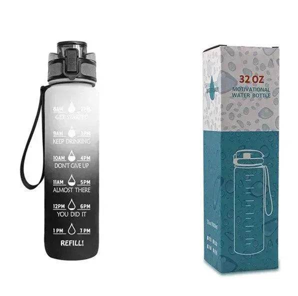 1L Tritan Hydrated Water Bottle for Sport Fitness - Velora