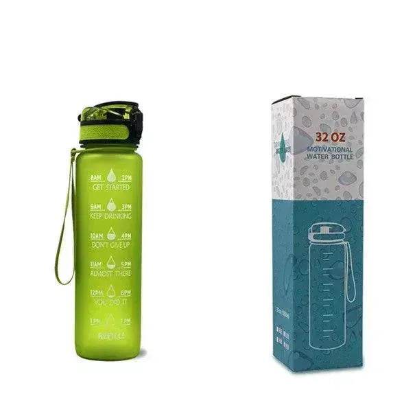 1L Tritan Hydrated Water Bottle for Sport Fitness - Velora