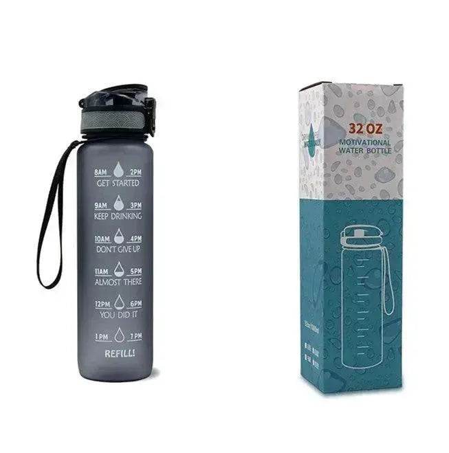 1L Tritan Hydrated Water Bottle for Sport Fitness - Velora