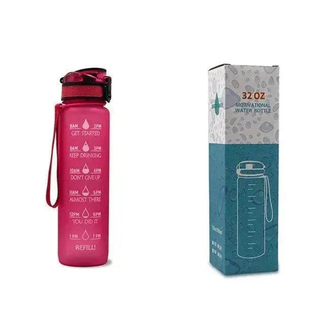 1L Tritan Hydrated Water Bottle for Sport Fitness - Velora