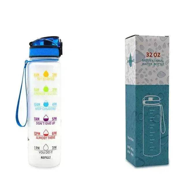 1L Tritan Hydrated Water Bottle for Sport Fitness - Velora