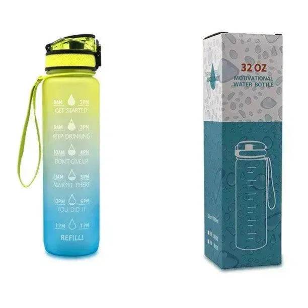 1L Tritan Hydrated Water Bottle for Sport Fitness - Velora