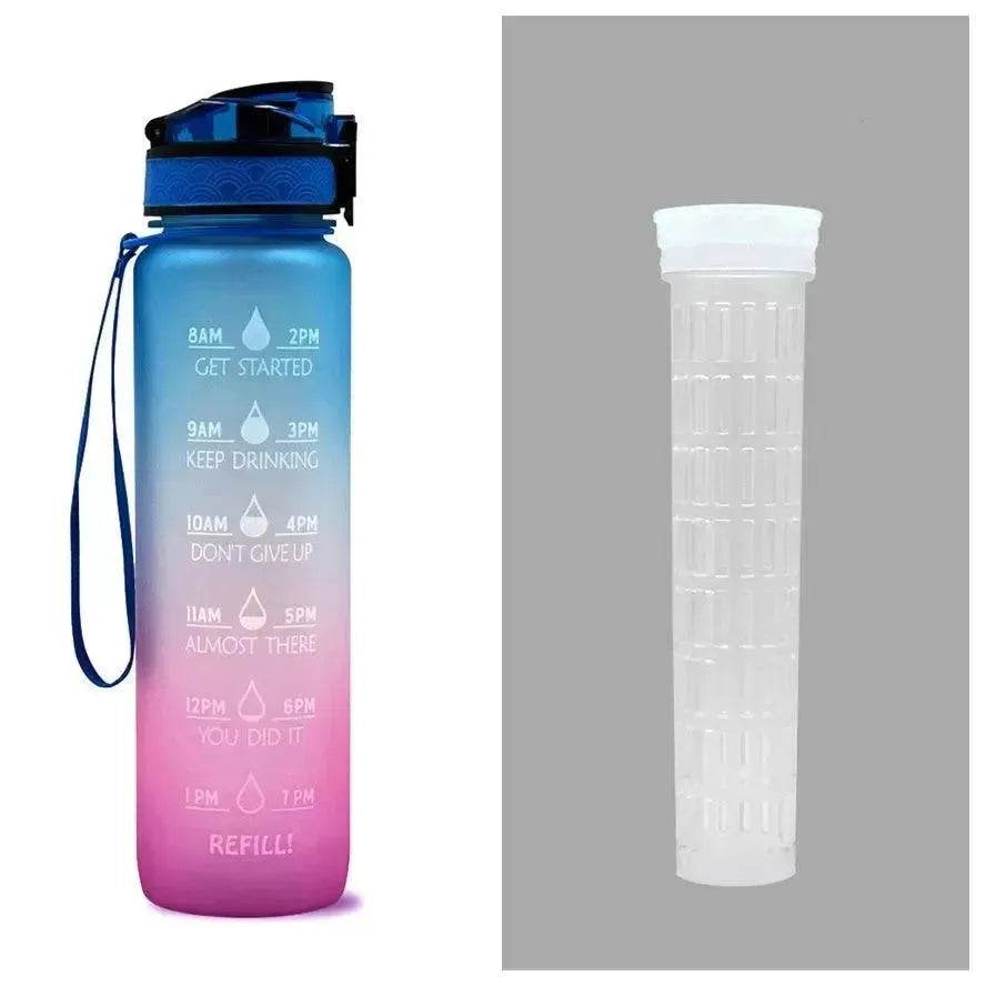1L Tritan Hydrated Water Bottle for Sport Fitness - Velora
