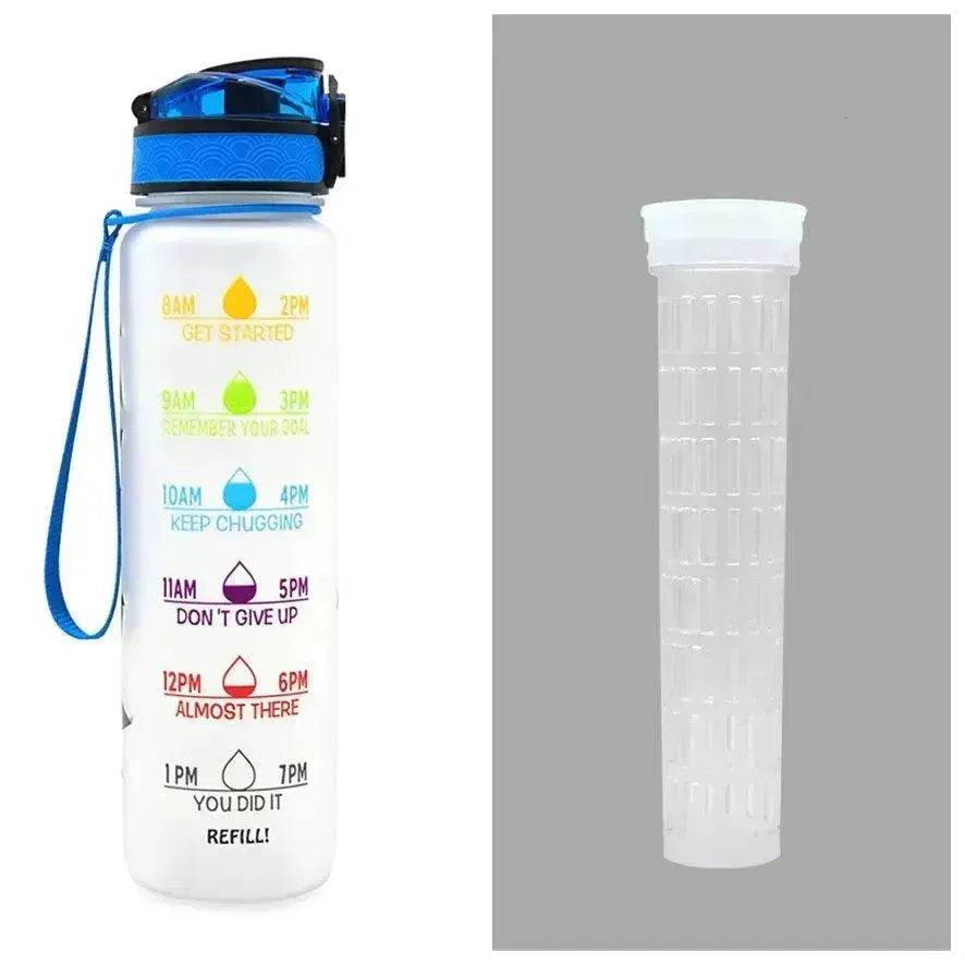 1L Tritan Hydrated Water Bottle for Sport Fitness - Velora