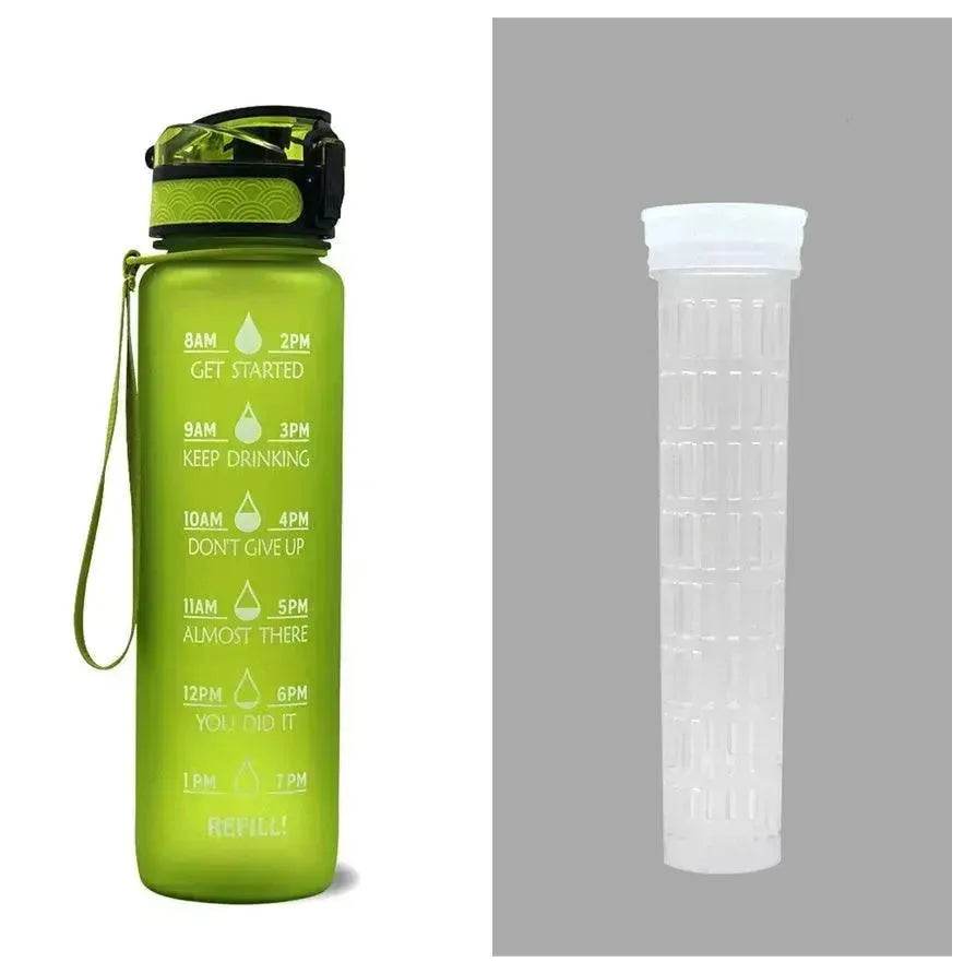 1L Tritan Hydrated Water Bottle for Sport Fitness - Velora