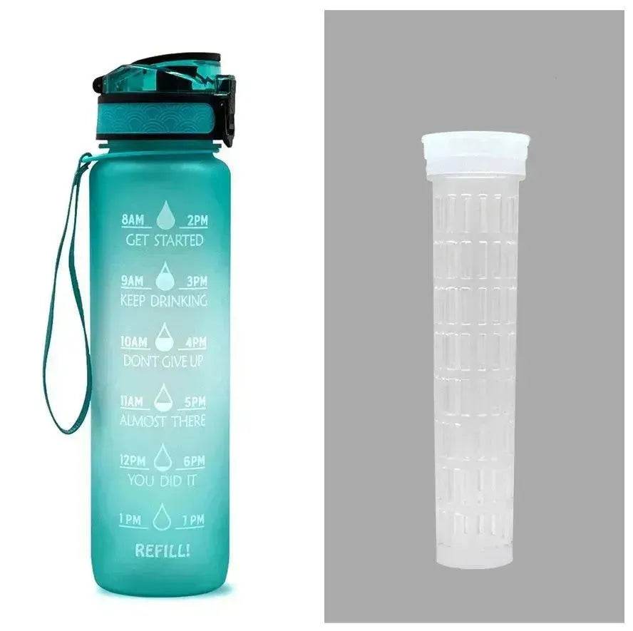 1L Tritan Hydrated Water Bottle for Sport Fitness - Velora