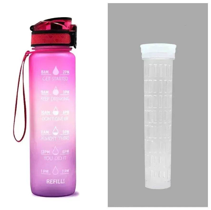 1L Tritan Hydrated Water Bottle for Sport Fitness - Velora