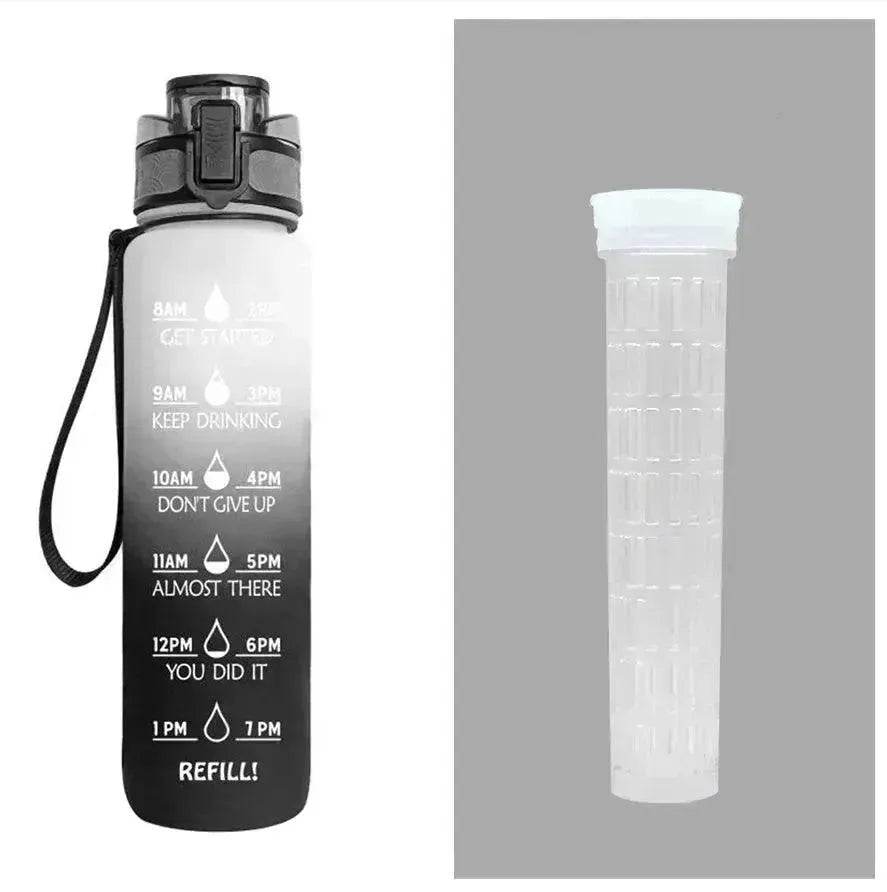 1L Tritan Hydrated Water Bottle for Sport Fitness - Velora