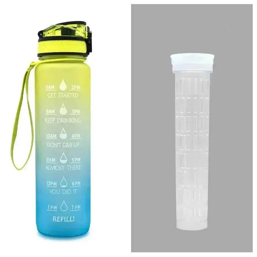 1L Tritan Hydrated Water Bottle for Sport Fitness - Velora