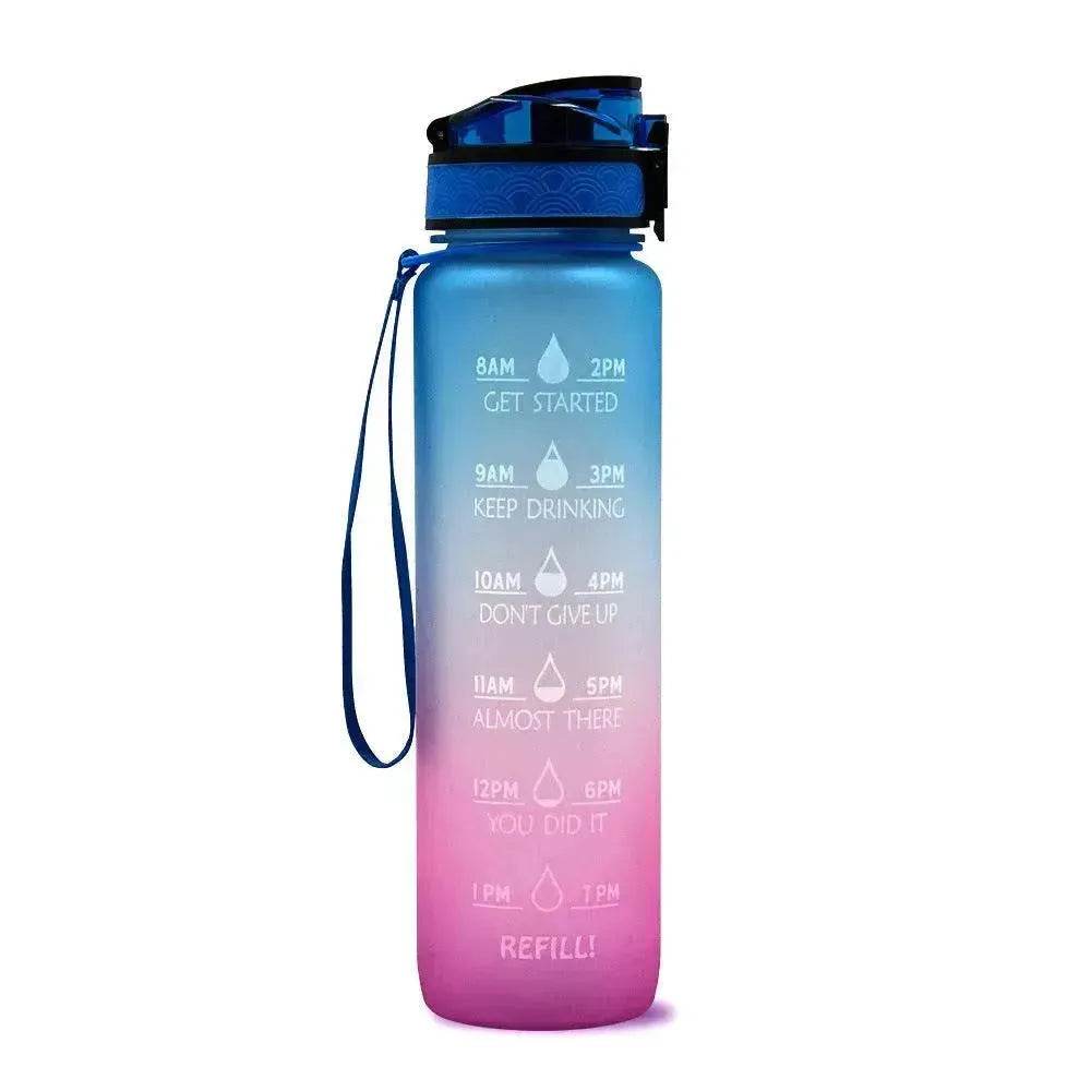 1L Tritan Hydrated Water Bottle for Sport Fitness - Velora