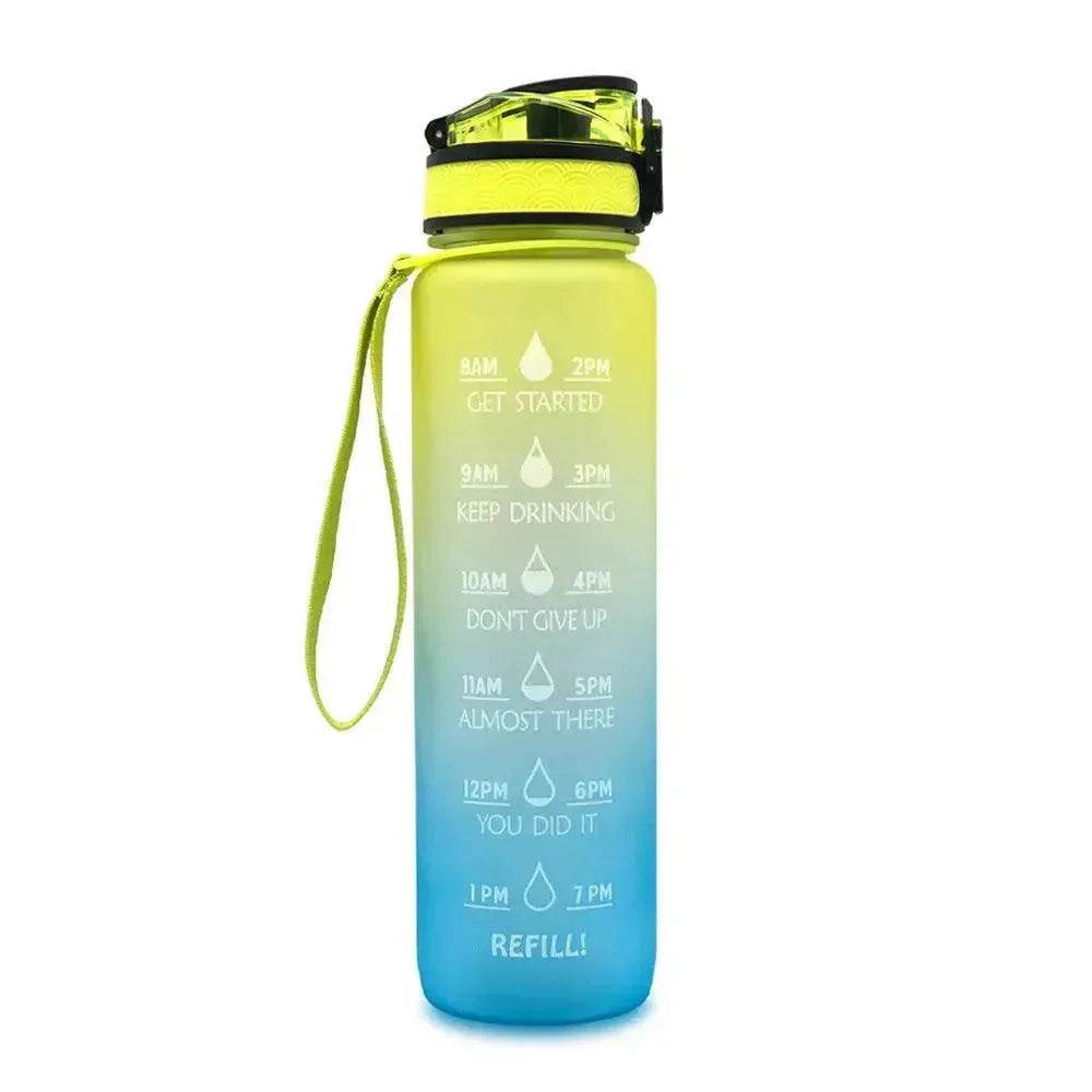 1L Tritan Hydrated Water Bottle for Sport Fitness - Velora