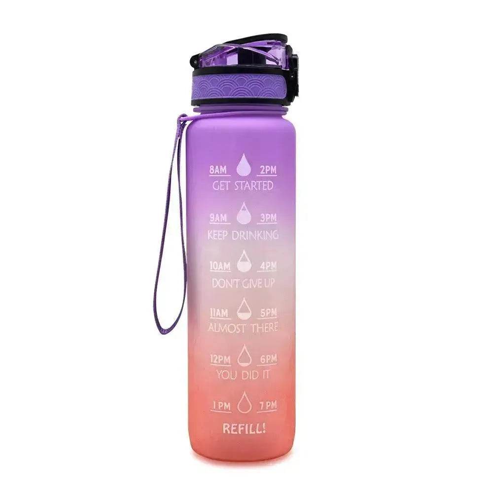 1L Tritan Hydrated Water Bottle for Sport Fitness - Velora