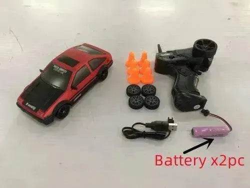 2.4G Drift Rc Car 4WD RC Drift Car Toy Remote Control GTR Model AE86 Vehicle Car RC Racing Car Toy For Children Christmas Gifts - Velora