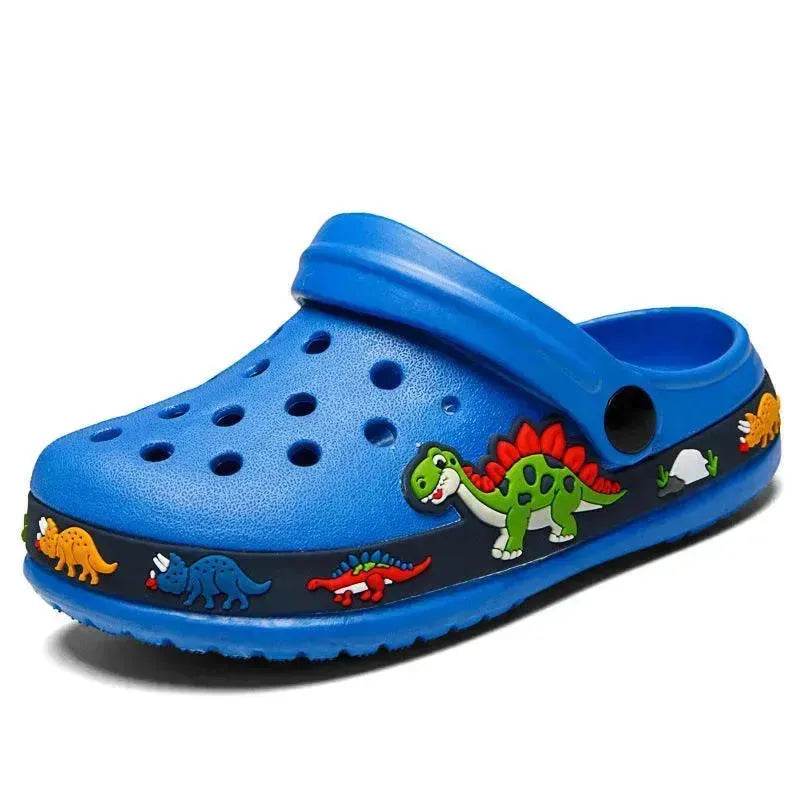 2-6y Kids Summer Boys Girls Sandals Flat Heel Cartoon Soft Bottom Beach Slippers Children Garden Shoes - Velora