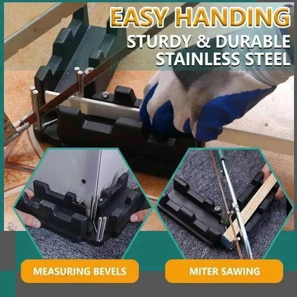 2 In 1 Miter Measuring Cutting Tool - Measuring And Sawing Miter Angles Cutting Tool - Velora