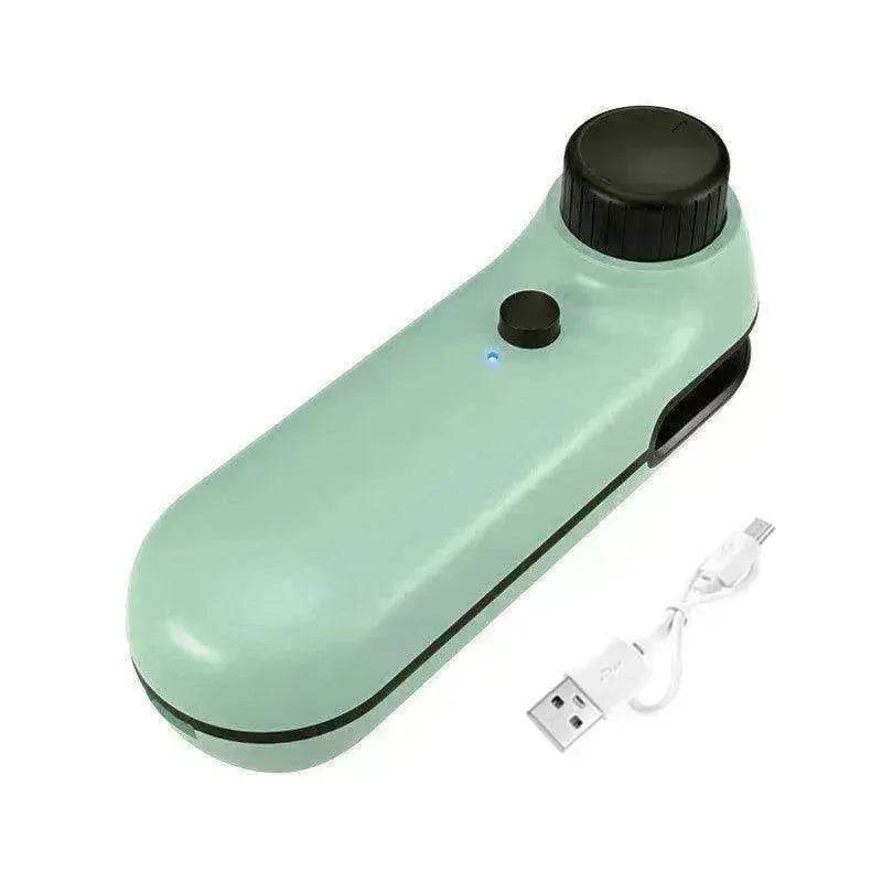 2-in-1 Mini Bag Sealer & Cutter: Rechargeable Heat Seal - Velora