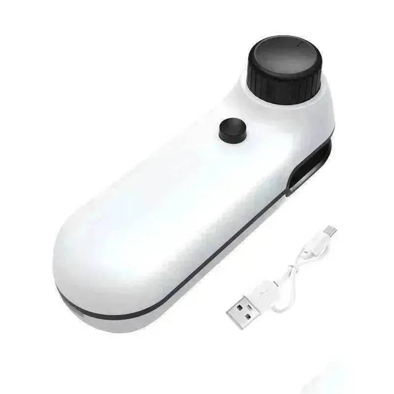 2-in-1 Mini Bag Sealer & Cutter: Rechargeable Heat Seal - Velora