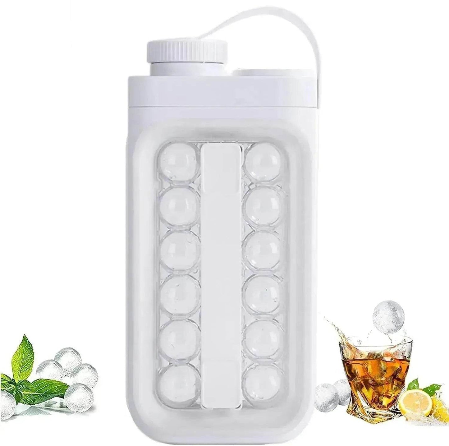 2-in-1 Portable Quick Release Ice Ball Cold Kettle Summer Kitchen Gadgets - Velora