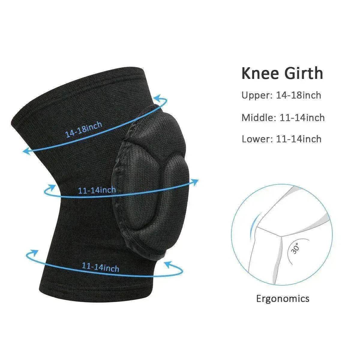 2 x Professional Knee Pads Leg Protector For Sport Work Flooring Construction - Velora