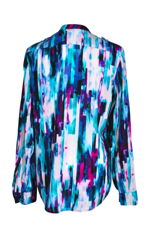 CALVIN KLEIN Women Button Down Tops Regular fit in Blue - S