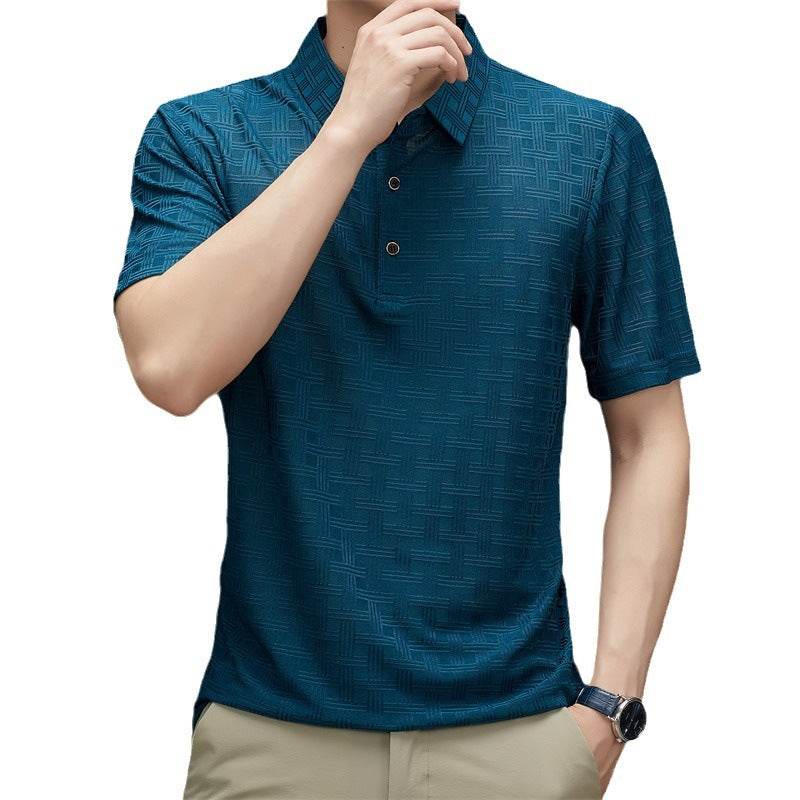 Polo Shirt Men's Summer Middle-aged Lapel Fashion Casual - Velora