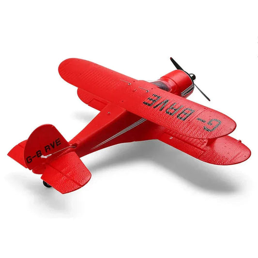 2024 WLtoys A300-Beech D17S EPP 4CH RC Biplane: LED, 3D/6G Gyro, Brushless - Velora Luxury Fashion