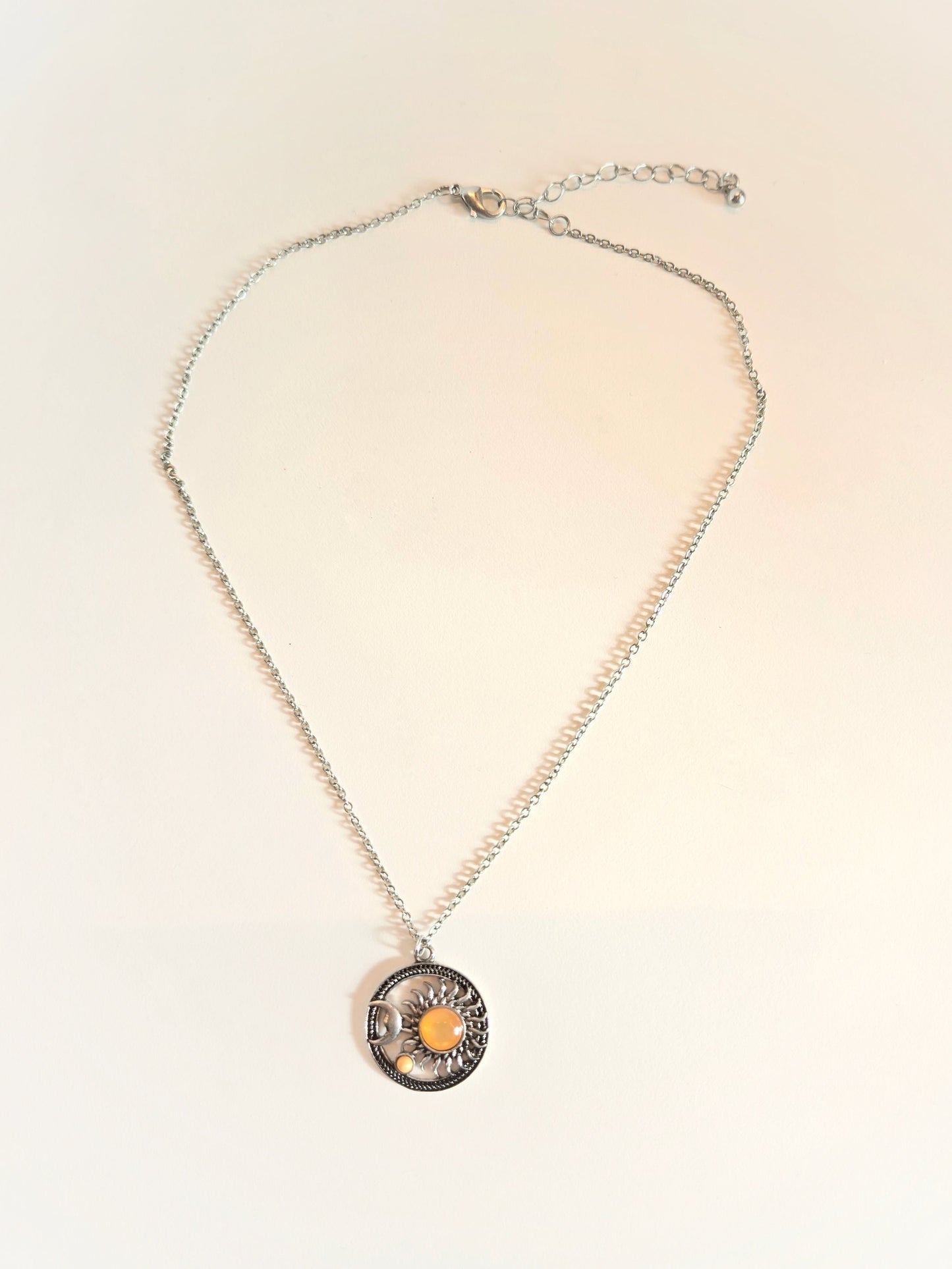 Boho Sun & Moon Necklace - Velora