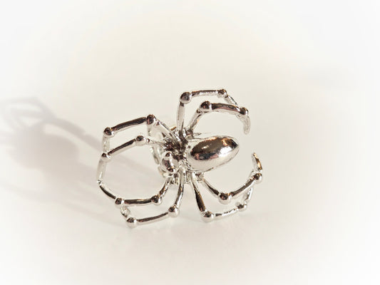 Silver Spider Ring | Size 7 (Adjustable) - Velora