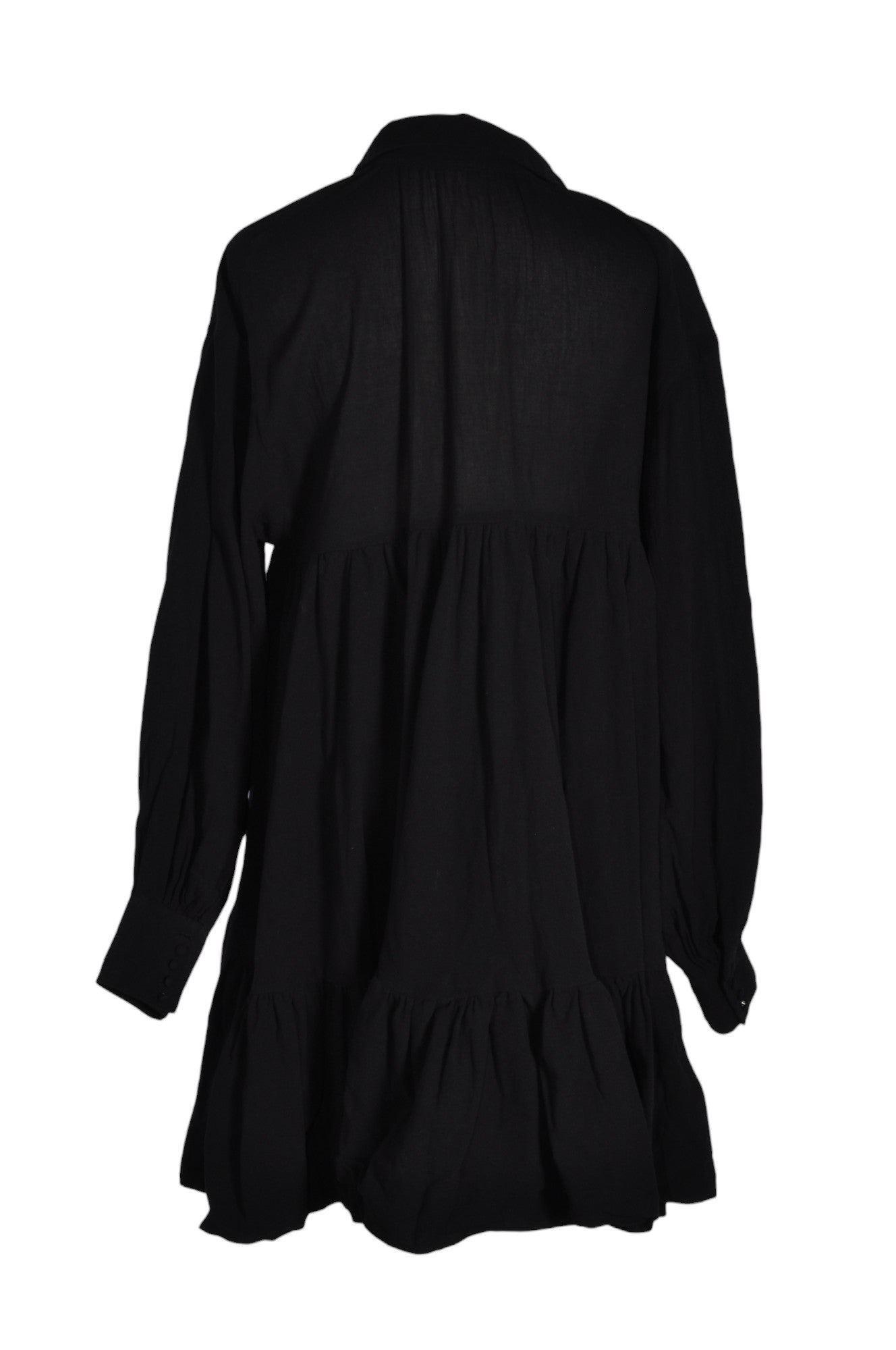 H&M Women Drop Waist Dresses Regular fit in Black - S - Velora