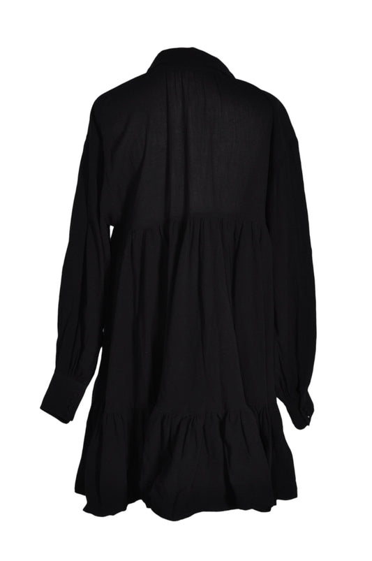 H&M Women Drop Waist Dresses Regular fit in Black - S - Velora