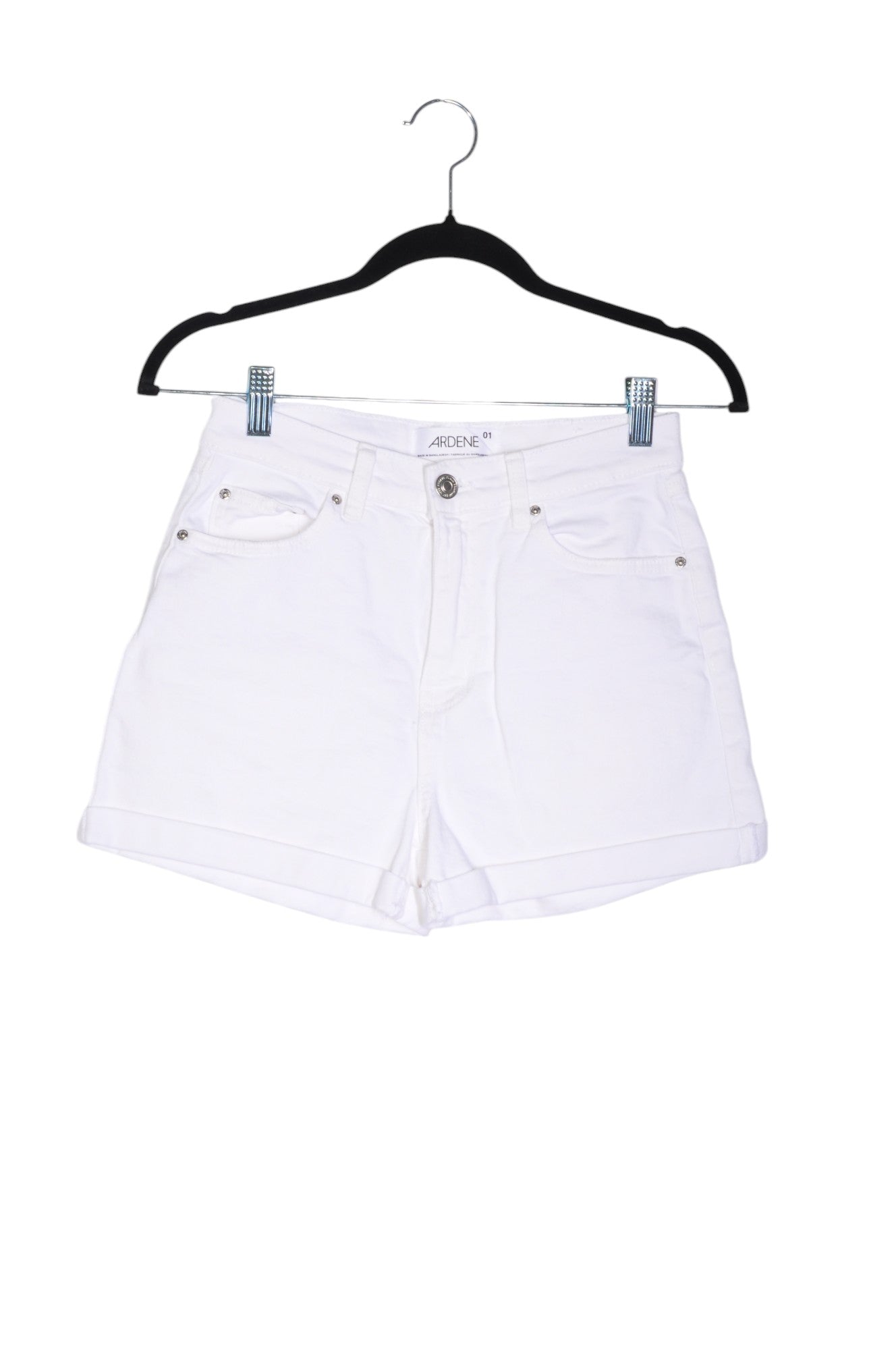 ARDENE Women Denim Shorts Regular fit in White - 1 - Velora