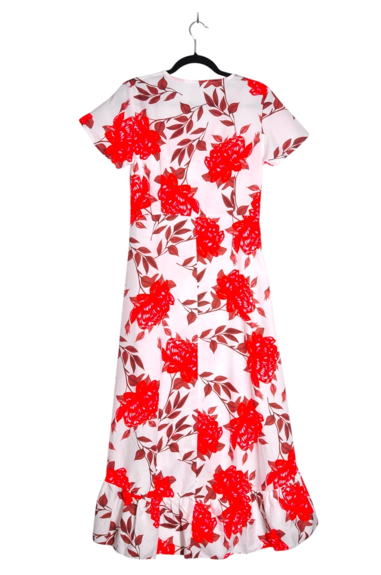 SHEIN Women Maxi Dresses Regular fit in Orange - M - Velora