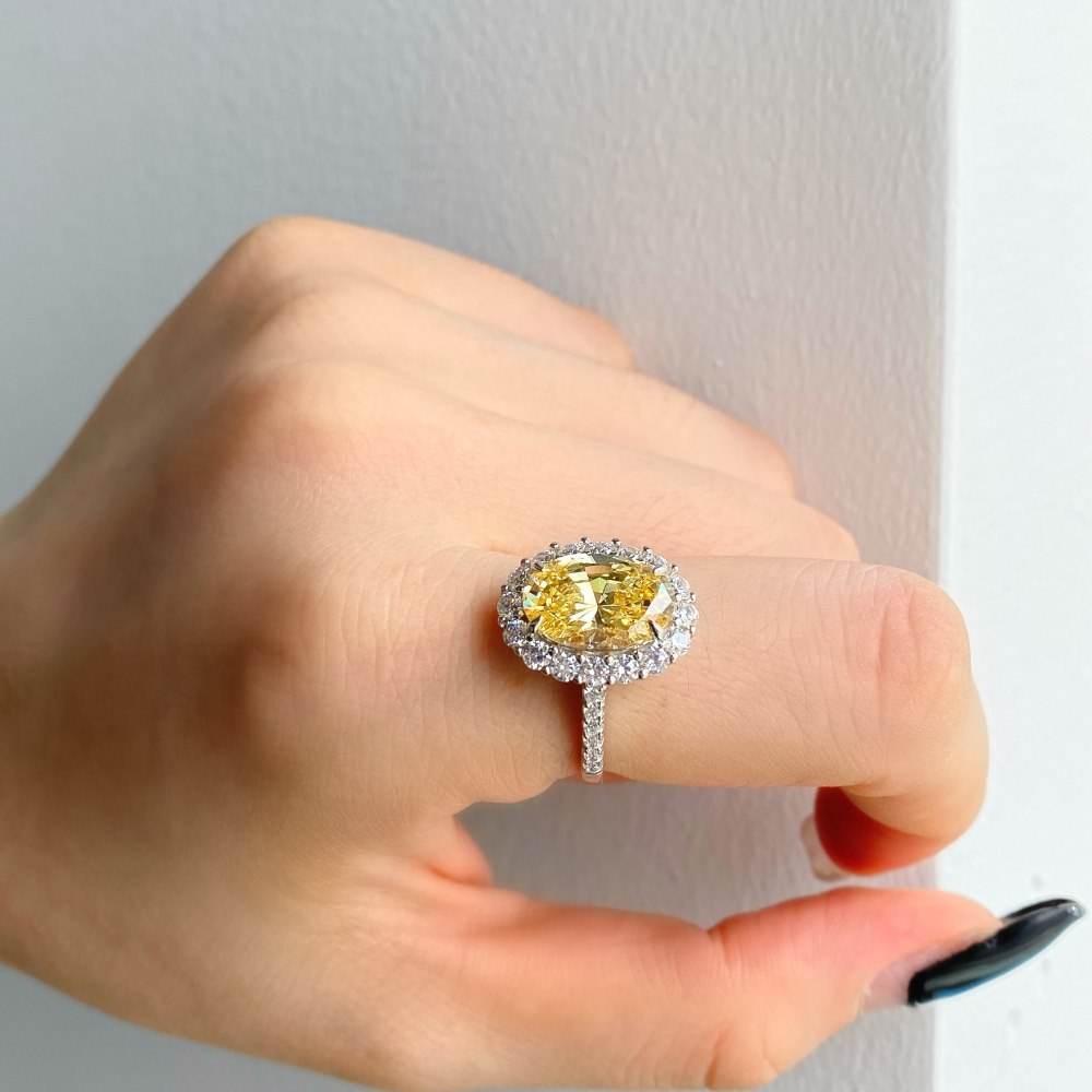 Sterling Silver Luxury Elegant Retro Elegant Zircon Ring - Velora
