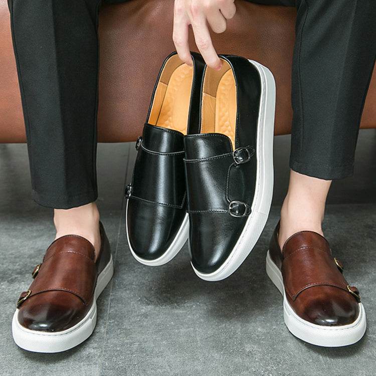 Fashion Loafers Men's Business Casual Slip-on Flats Shoes - Velora