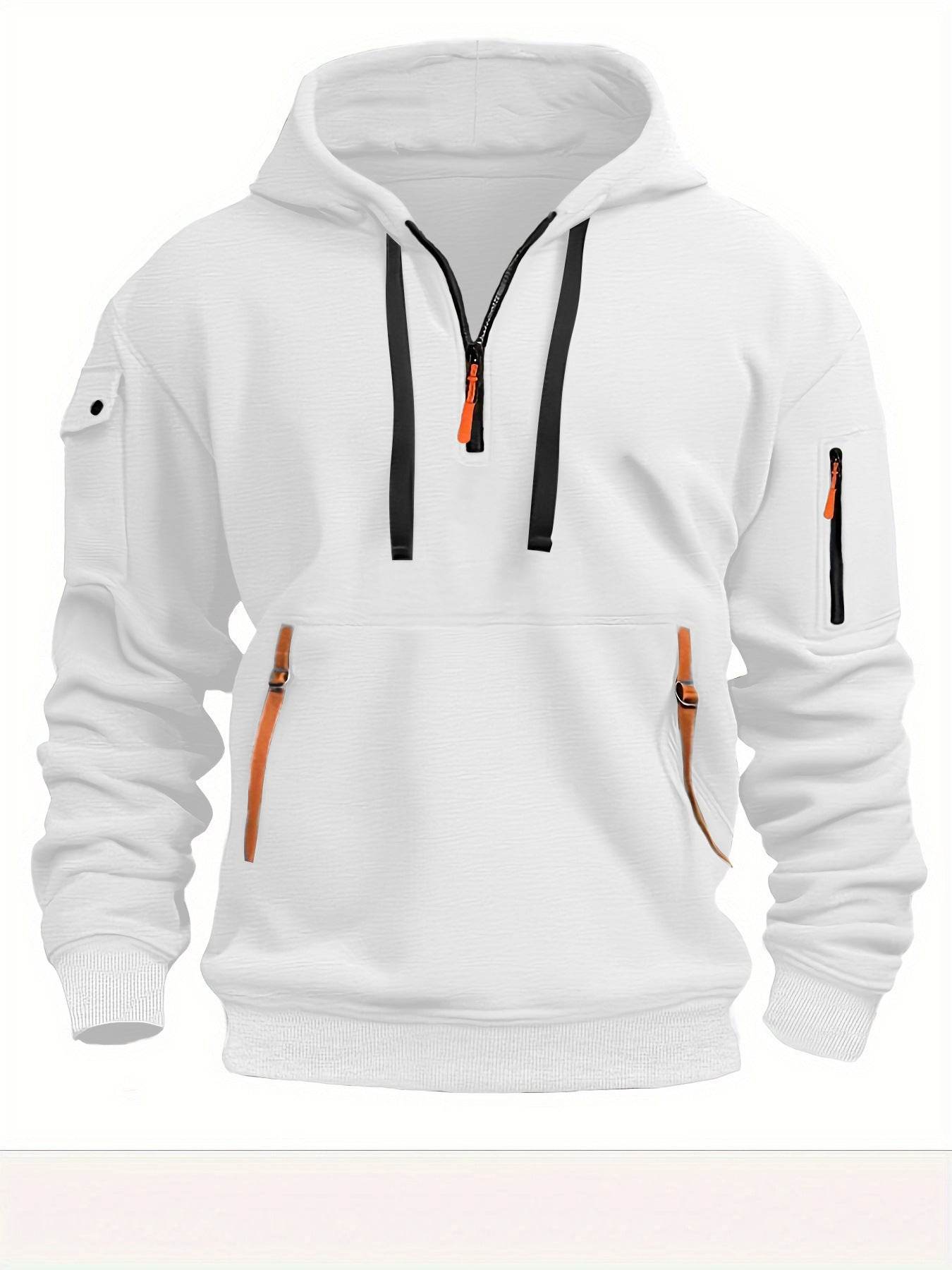 Dropped Shoulder Hooded Sweatshirt Men's Women's Plus Size Loose Pullover Fashion Sweatshirt - Velora
