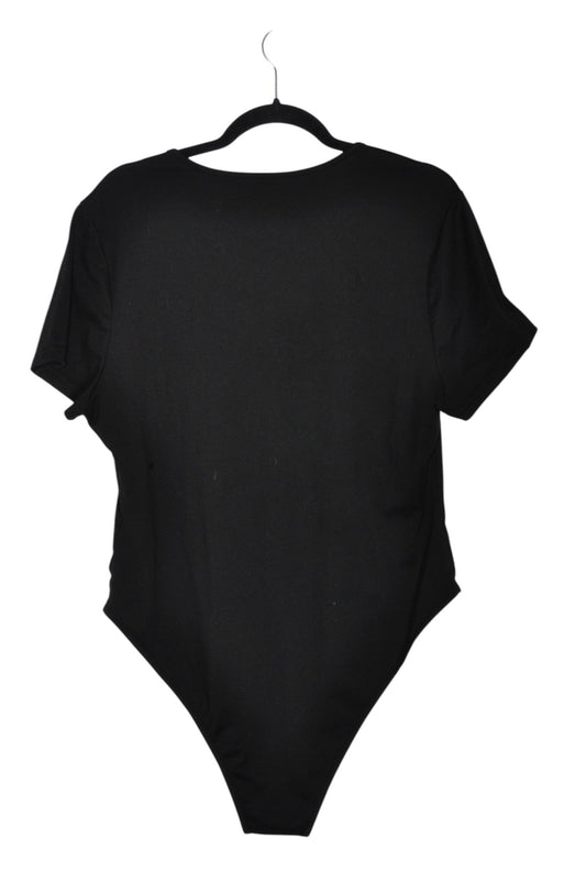 SHEIN Women Bodysuits Regular fit in Black - 2XL