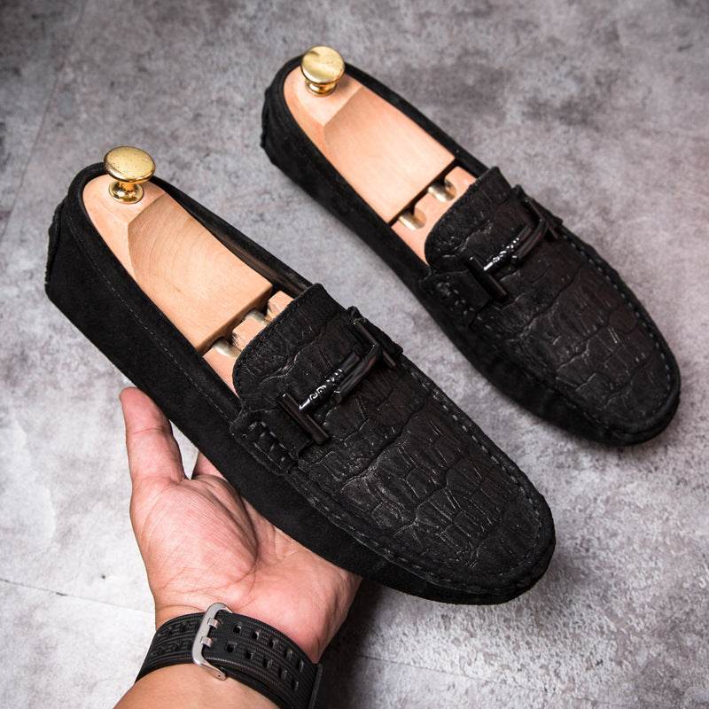 Casual Shoes Men's Peas Shoes Driving Low-Top Flat Shoes - Velora