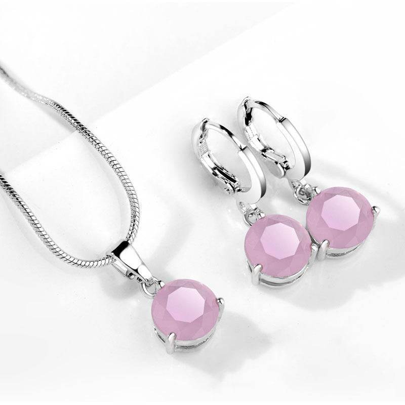 Water Drop Necklace Earring Set - Velora