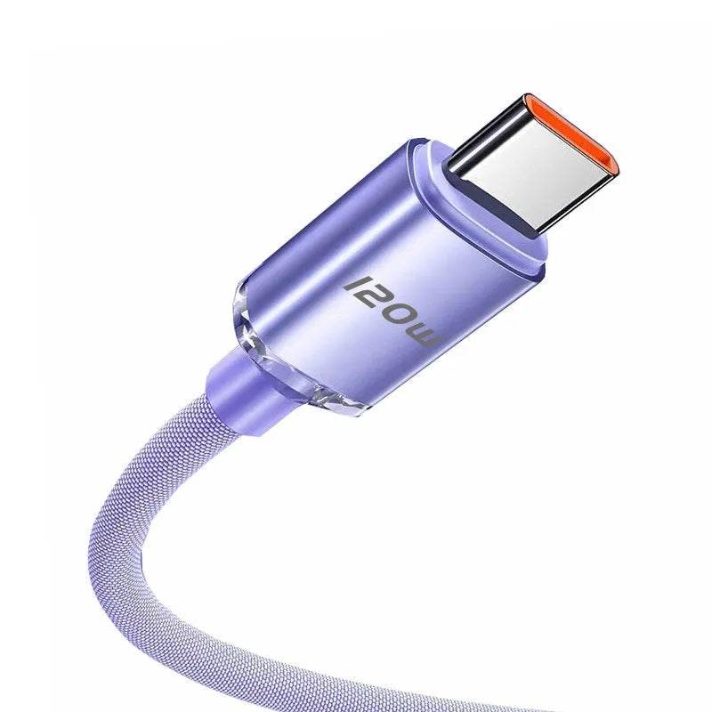 120W Data Cable Type-C Mobile Phone Charging Cable - Velora