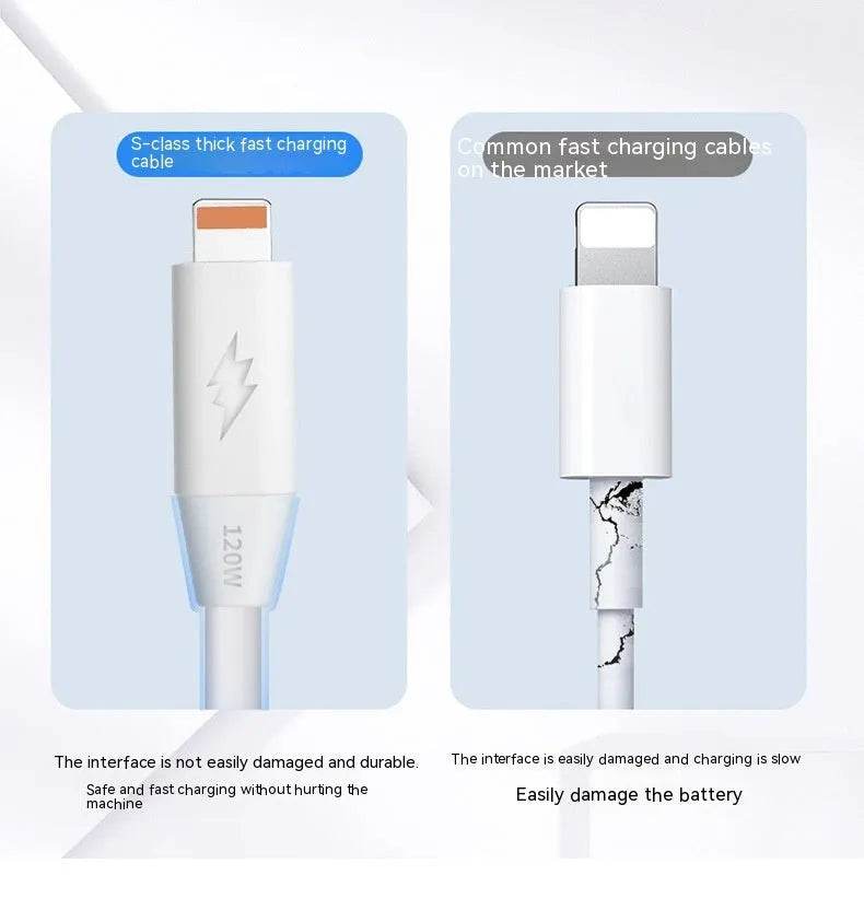 Charging Cable Fast Charging 120W Mobile Phone 6A Bold - Velora