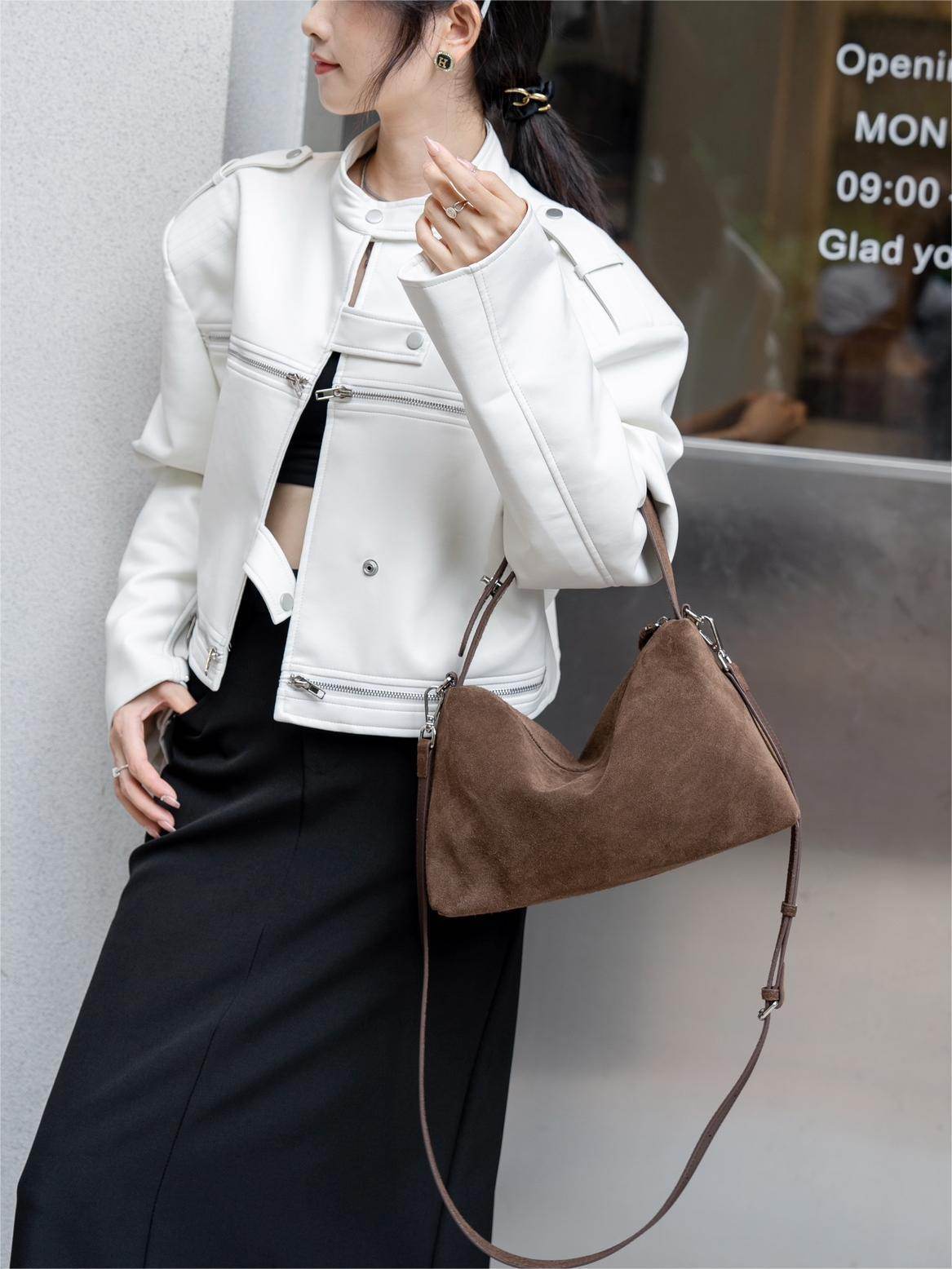 Korean Fashion Simple Large Capacity Crossbody Bag - Velora