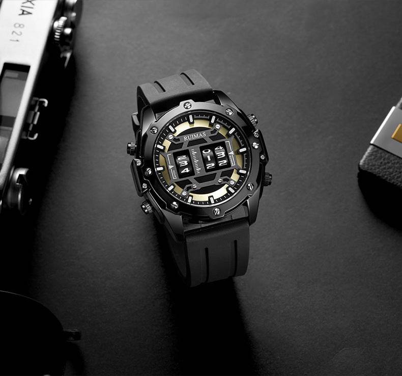 Sport leather men's quartz watch - Velora