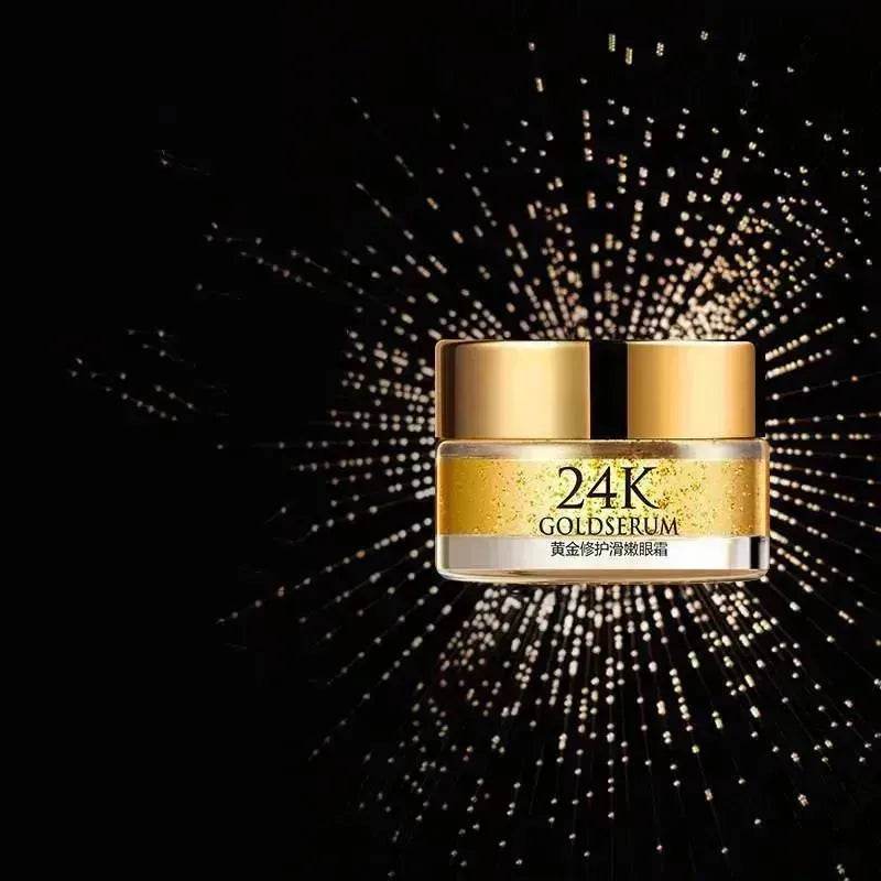 24K Gold Repairing and Smoothing Eye Cream - Velora