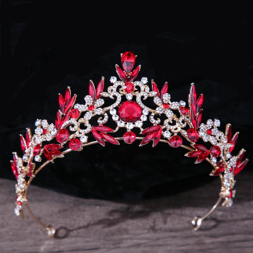 Bridal Headdress Rhinestone Mitzvah Crown - Velora