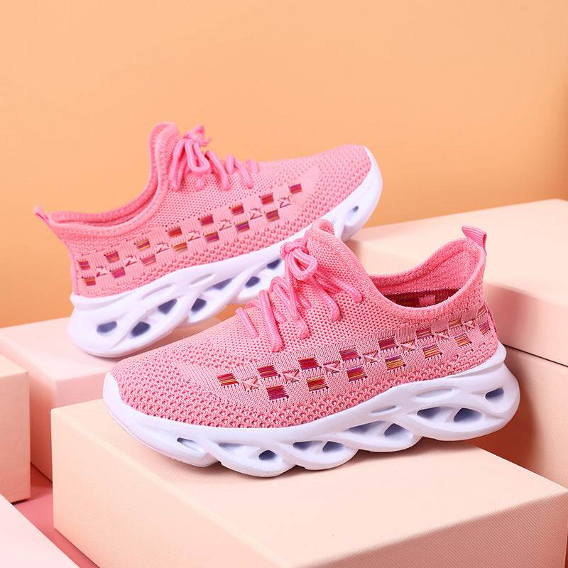 Girls' sports shoes with mesh - Velora
