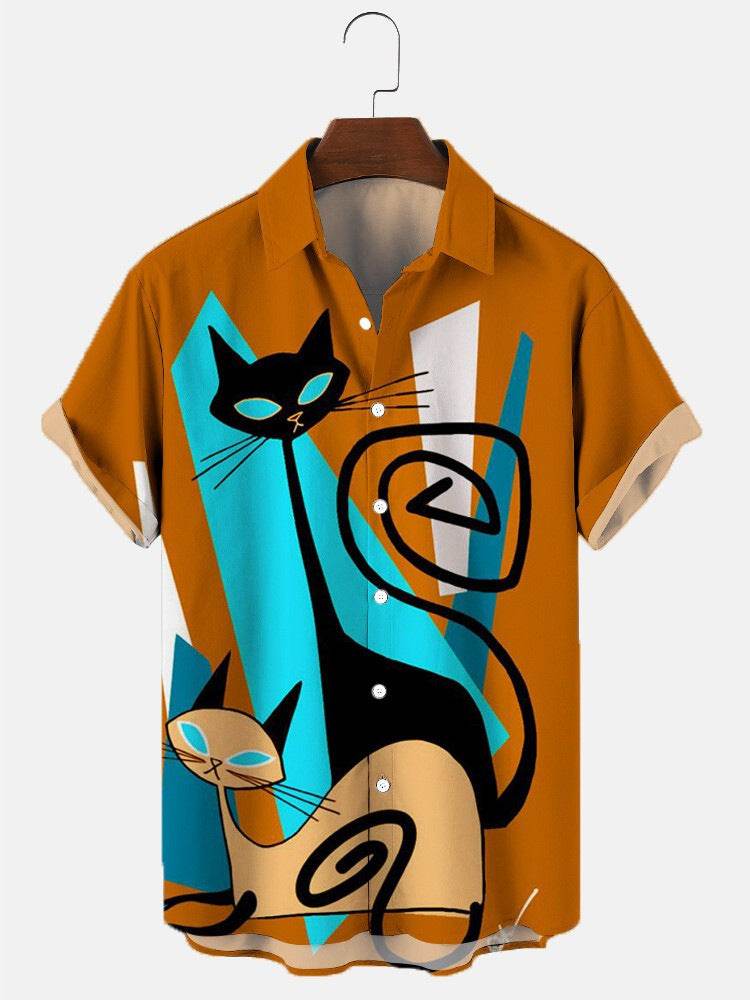Digital Printed Large Shirt For Men - Velora