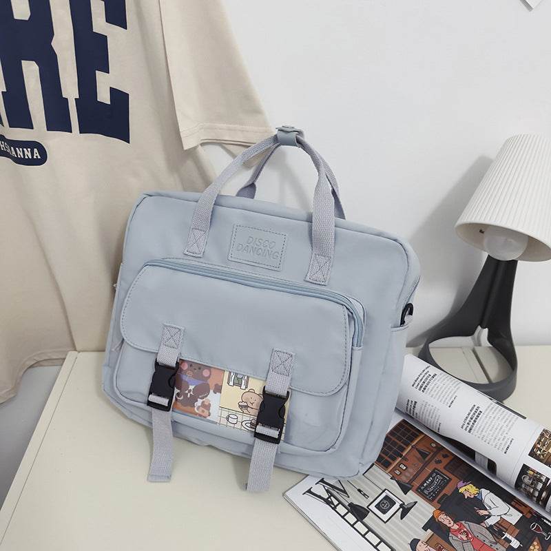 Lightweight College Soft Girl Tote Backpack Laptop Bag - Velora