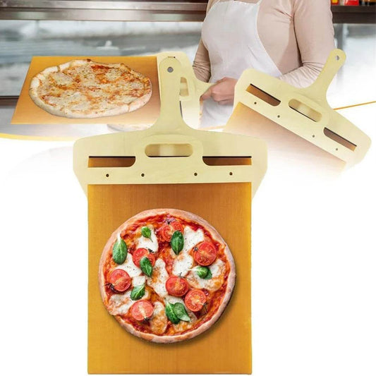 Kitchen Gadgets Sliding Pizza Shovel Non Stick Pizza Smooth Cutting Board Storage Transfer Board Kitchen Baking Tool - Velora