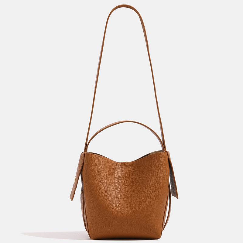 Simple Vintage Commuter Women Handbags Business Small Crossbody Shoulder Bags Fashion Trend Luxury Leather Bags - Velora