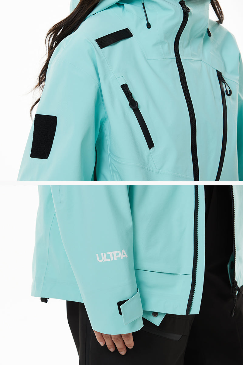 Alpha Unisex 3L Shell Snowboard Jacket - Velora